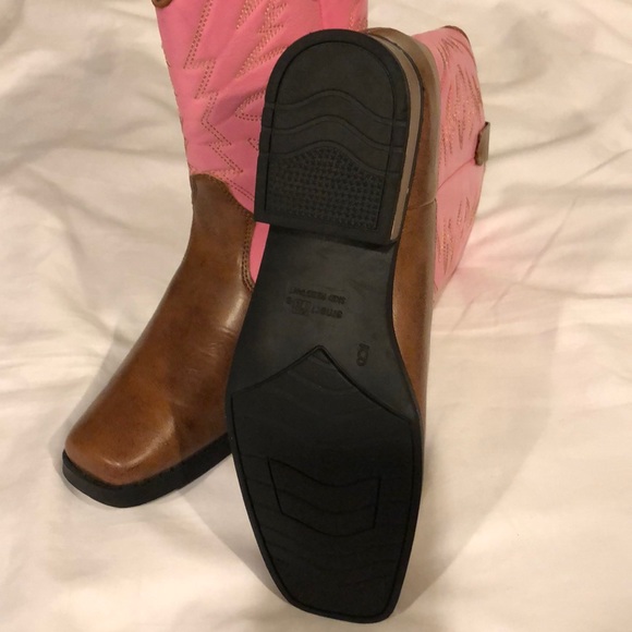Boots Cowboy girls new sizes 2M, 4M or 6M man made Smartfit man made materials - Picture 8 of 10